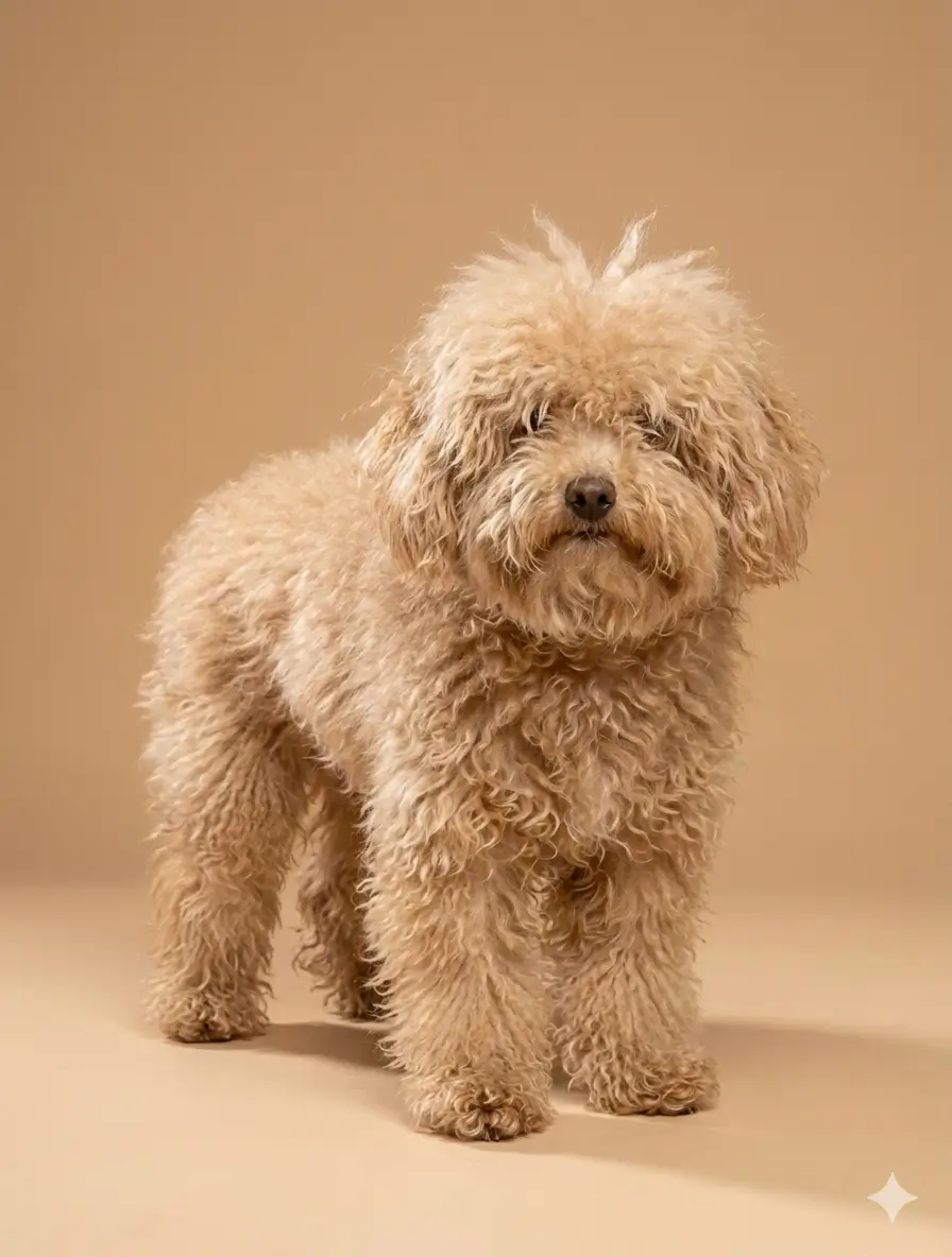 泰迪美容修剪前